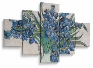 Obraz - Vincent van Gogh, Irises, reprodukce (125x70 cm)