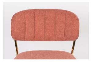 Růžové barové židle v sadě 2 ks 89 cm Jolien – White Label