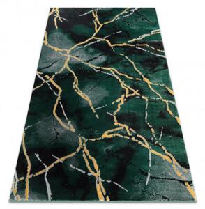Koberec EMERALD exkluzivní 1018 glamour, styl marmur lahvově zelený/zlatý