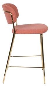 Růžové barové židle v sadě 2 ks 89 cm Jolien – White Label
