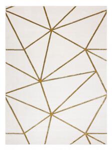 Koberec EMERALD exkluzivní 1013 glamour, styl geometrický krémový / zlatý
