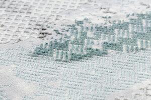 Dywany Łuszczów Kusový koberec Core A004 Frame ivory/grey and blue ROZMĚR: 80x150