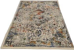 HU Vícebarevný vintage koberec Artiste 27150-Multi-Grey Rozměr: 60x110 cm