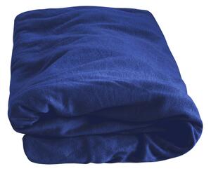 TOP Q jersey prosteradlo TMAVE MODRÉ 200x220 cm bez dekoru