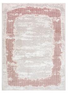 Dywany Łuszczów Kusový koberec Core A004 Frame beige/pink ROZMĚR: 160x220
