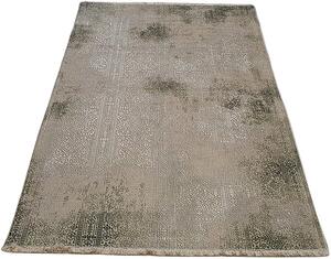 HU Béžovo-zelený orientální koberec Banco 1030-GREEN Rozměr: 60x110 cm