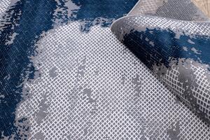 Dywany Łuszczów Kusový koberec Core A004 Frame blue/grey ROZMĚR: 80x150