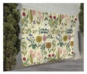 Pikniková deka Surdic Manta Picnic Botanical s motivem rostlin, 140 x 170 cm