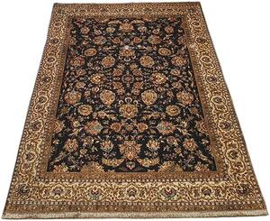 HU Hnědo-černý vintage koberec Banco 1050-BLACK Rozměr: 60x110 cm