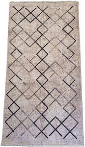 HU Moderní béžový koberec Banco 1126-BEIGE se vzorem čtverců Rozměr: 60x110 cm