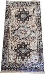 HU Hnědo-béžový vintage koberec Banco 1132-CREAM Rozměr: 60x110 cm