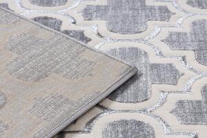 Dywany Łuszczów Kusový koberec Core W6764 Trellis grey/cream ROZMĚR: 80x150