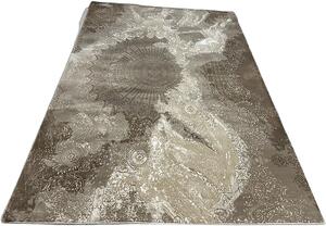 HU Hnědý moderní koberec Glamour 27237-Vizion Rozměr: 60x110 cm