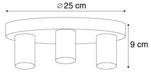 Moderní chromové stropní svítidlo - Facil 3