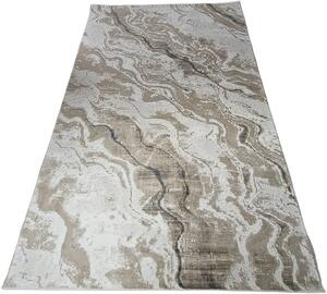 HU Moderní béžový koberec Glamour 31705-Blue Rozměr: 60x110 cm