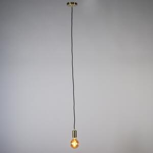 Moderní závěsná lampa zlatá - Facil 1