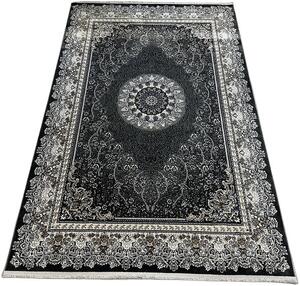 HU Šedý orientální koberec King29033-Antracite Rozměr: 80x150 cm