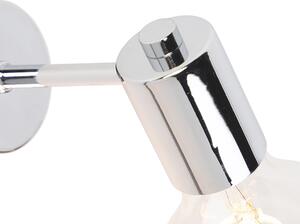 Moderní nástěnná lampa chrom - Facil 1