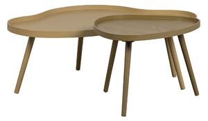 Hnědý Konferenční stolek Mae 40 × 61 × 50 cm WOOOD
