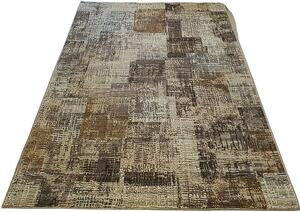 HU Šedý koberec s linkovaným vzorem Luxess 33-Grey Rozměr: 60x110 cm