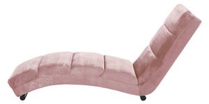 Růžová sametová lenoška Actona Slinky