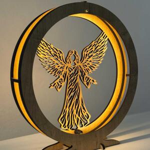 LED lampa Anděl světla – dekorace s teplým LED podsvícením| SENTOP LED0589