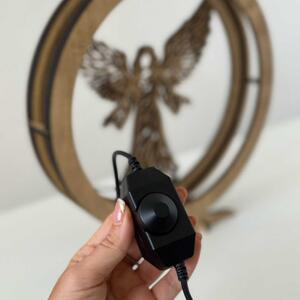 LED lampa Anděl světla – dekorace s teplým LED podsvícením| SENTOP LED0589