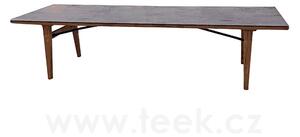 Barlow Tyrie Teakový jídelní stůl Monterey, Barlow Tyrie, obdélníkový 300x100x74 cm, rám teak, keramická deska barva Oxide
