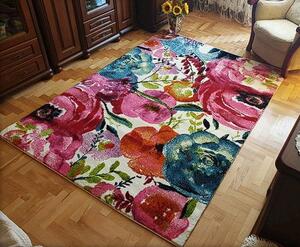 HU Vícebarevný moderní koberec Magic Zahrada Rozměr: 60x100 cm