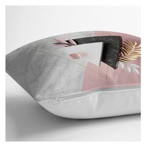 Povlak na polštář Minimalist Cushion Covers BW Marble Triangles, 45 x 45 cm