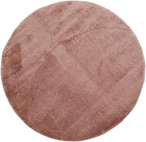 HU Kruhový růžový koberec Plush Deluxe Rozměr: 60x60 cm