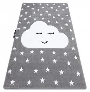 Dywany Łuszczów Dětský kusový koberec Petit Cloud stars grey ROZMĚR: 180x270