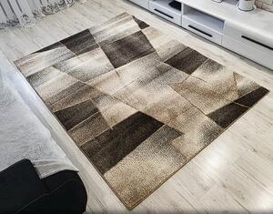 HU Moderní koberec Rio 509-Cream-Brown v béžovo-hnědé barvě Rozměr: 60x100 cm