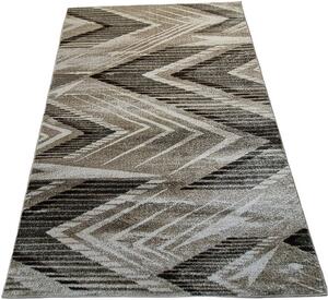 HU Béžovo-hnědý abstraktní koberec Rio 519-Beige-Cream Rozměr: 60x100 cm