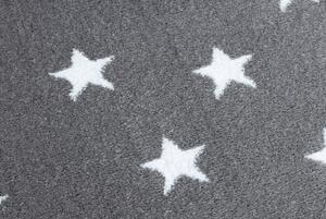 Dywany Łuszczów Dětský kusový koberec Petit Cloud stars grey - 120x170 cm