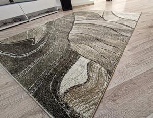 HU Béžovo-hnědý abstraktní koberec Rio 936-Beige-Fume Rozměr: 60x100 cm