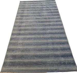 HU Modrý pruhovaný koberec Saloon BLUE Rozměr: 50x80 cm