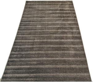 HU Šedý pruhovaný koberec Saloon ANTRACIT Rozměr: 50x80 cm