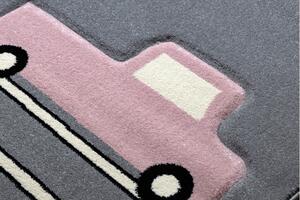 Dywany Łuszczów Dětský kusový koberec Petit Toys cars grey - 120x170 cm