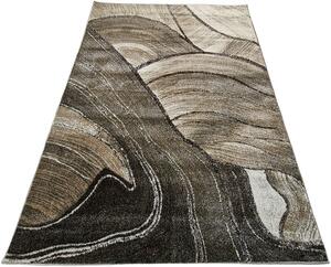 HU Béžovo-hnědý abstraktní koberec Rio 936-Beige-Fume Rozměr: 60x100 cm
