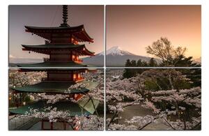 Obraz na plátně - Pohled na horu Fuji 161D (120x80 cm)
