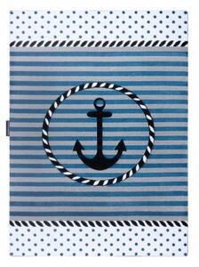 Dywany Łuszczów Dětský kusový koberec Petit Marine anchor sea blue ROZMĚR: 140x190
