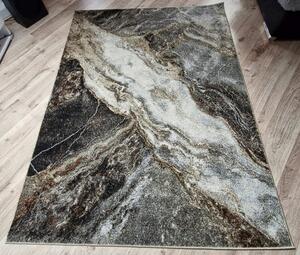 HU Hnědo-šedý moderní koberec Villa 847 Rozměr: 60x100 cm