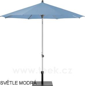 Glatz Slunečník Alu-Push, Glatz, obdélníkový 250x200 cm (2,5x2 m), rám eloxovaný hliník, potah polyester 220 g/m2 světle modrá (ice blue)