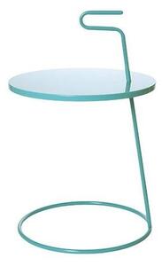 Zelený Servírovací stolek ø 42 × 65 cm PRESENT TIME
