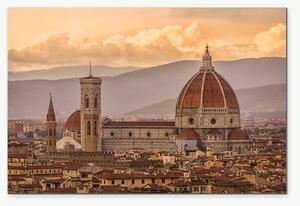 Florencie s katedrálou Santa Maria del Fiore – Jednodílný obraz, 60 × 40 cm