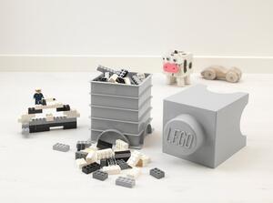 Dětský šedý úložný box LEGO® Cuboid