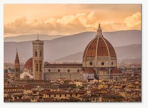 Florencie s katedrálou Santa Maria del Fiore – Jednodílný obraz, 70 × 50 cm