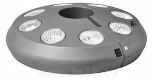 Glatz Světlo na slunečník, Glatz Osyrion, 8 LED světel, pro tyče 48-68 mm, vč. akumulátoru a nabíjení, cena platí při nákupu společně se slunečníkem Glatz