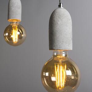 Průmyslová závěsná lampa betonová 2-světlo - Cava 2